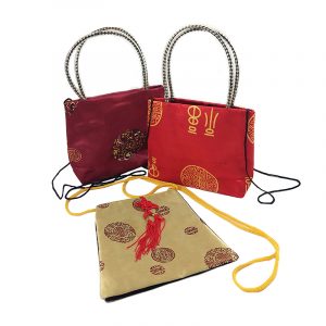 Cartera china x5un colores surtidos