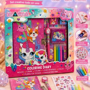 Set para pintar diario infantil